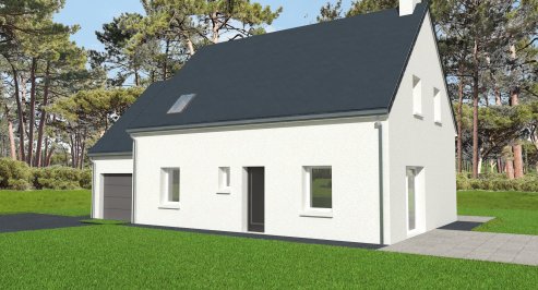 Maison traditionnelle à étage 114 m² + garage 19.7 m² - 1643 114 m² 